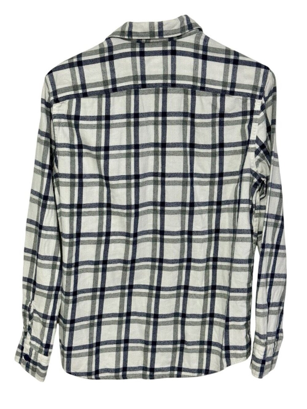 American Eagle Men's M Button Shirt Long Sleeve Plaid Multicolor Flannel Plaid - Picture 2 of 4